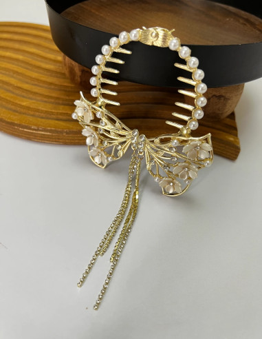 گیره گوجه ای طرح پاپیون