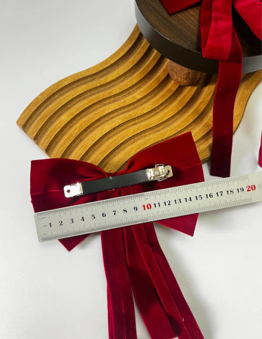 گیره فرانسوی پاپیون قرمز