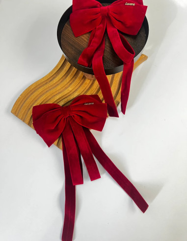 گیره فرانسوی پاپیون قرمز