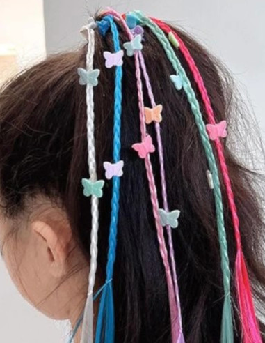 موی رنگی بافت پیکسلدار