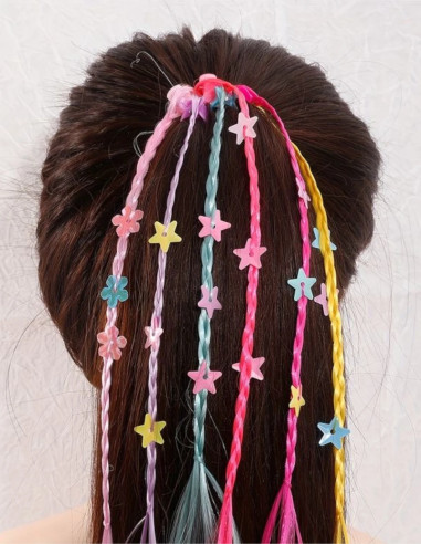 موی رنگی بافت پیکسلدار