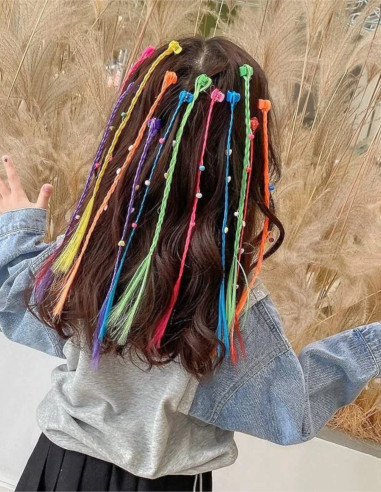 موی رنگی بافت پیکسلدار