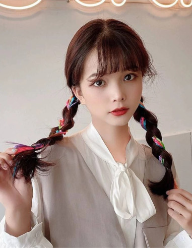 موی رنگی بافت پیکسلدار