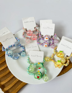 کش موی فانتزی پیکسلدار دخترانه 2