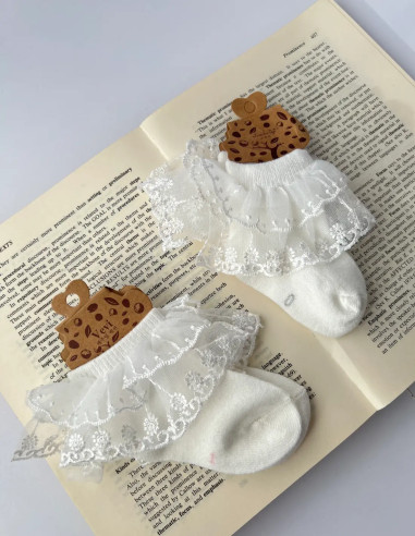 جوراب لبه گیپور دانتل اعلا