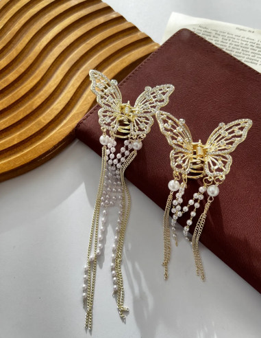 کلیپس پروانه با  آویزکوتاه