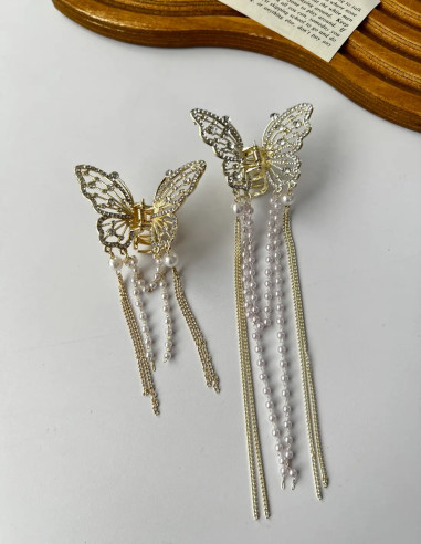 کلیپس پروانه با  آویزکوتاه